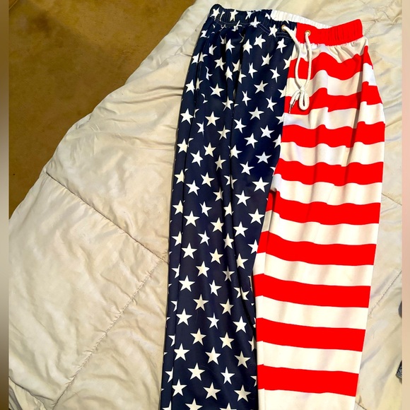 American Flag jogger sweatpants - Picture 1 of 2